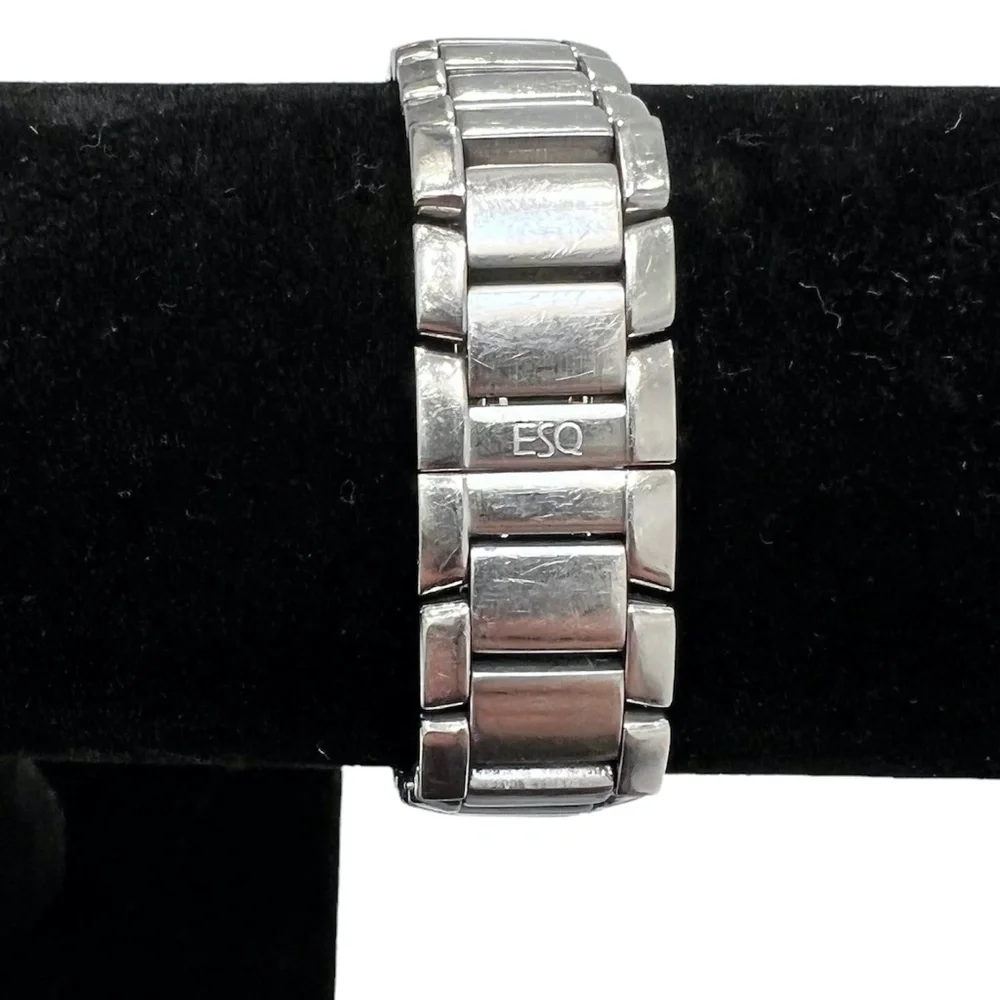 ESQ. ESQUIRE STAINLESS STEEL WATCH